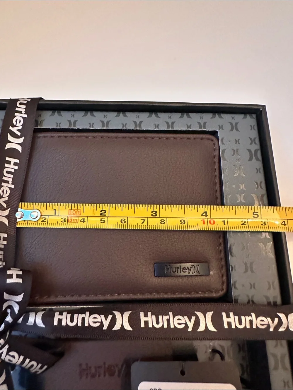 Men’s Hurley Brown Wallet Gift Set